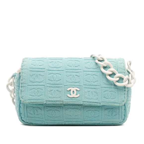 Pre-Loved Chanel Terry Cloth Sport Line Flap - Picture 1 of 11